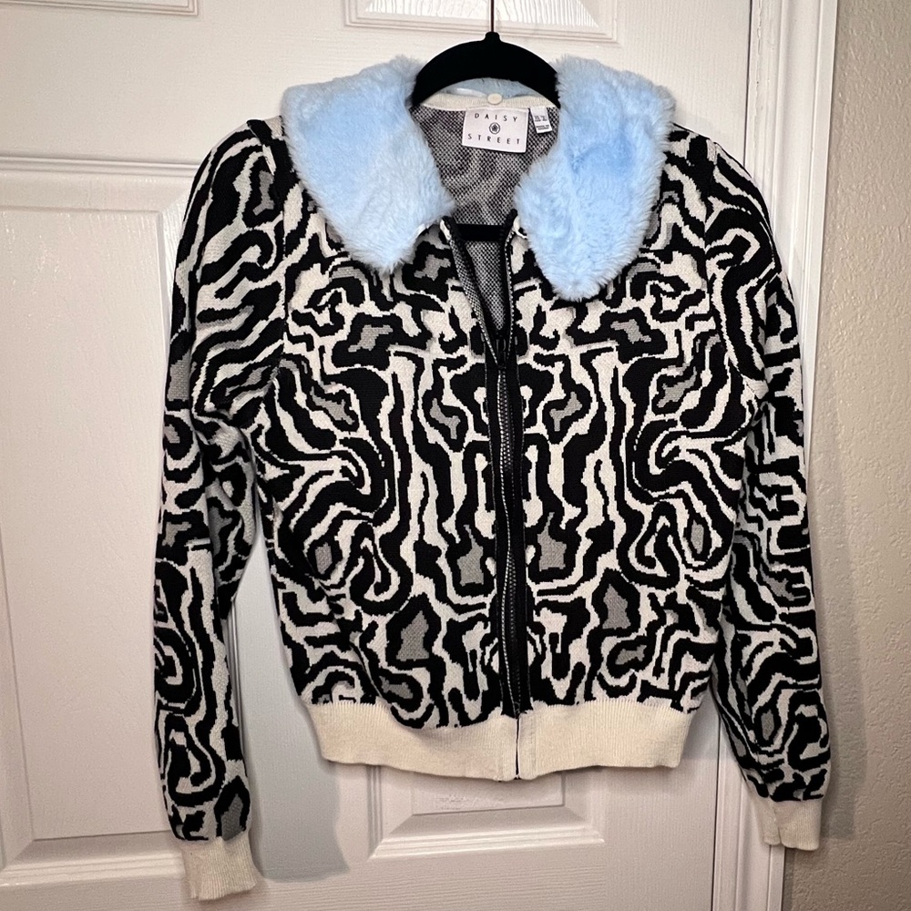 Animal print jacket. Worn once!